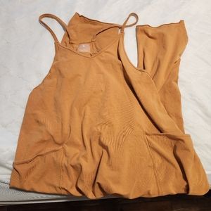 Free People Hot Shot Onesie Toasted Coconut